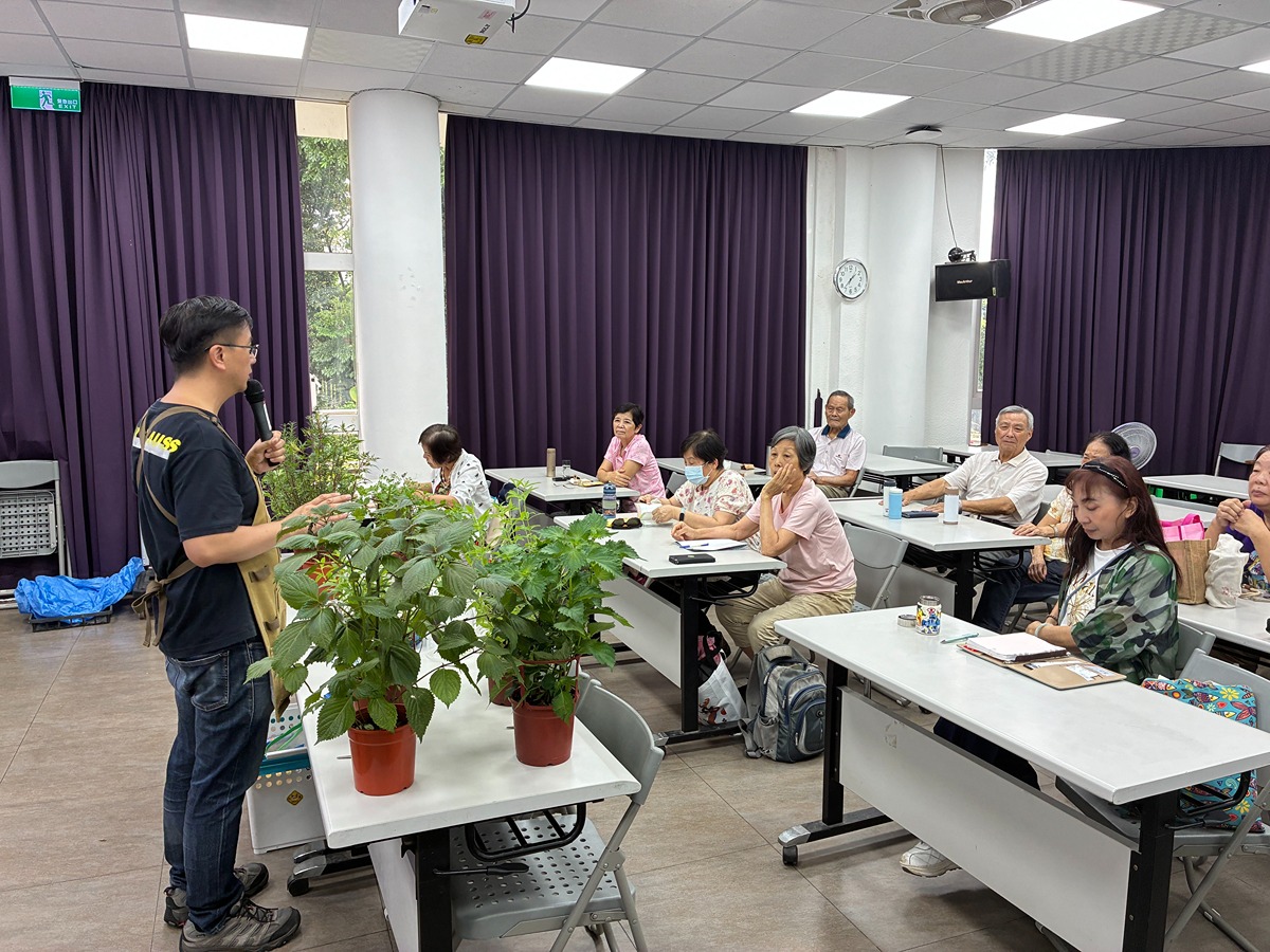 典藏植物園志工增能課程：香草植物栽培與應用